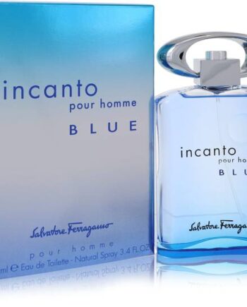 SALVATORE FERRAGAMO INCANTO POUR HOMME BLUE 3.4OZ EDT MEN