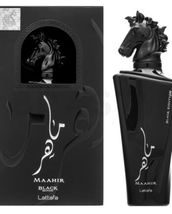 LATTAFA PERFUMES MAAHIR BLACK EDITION 3.4OZ EDP MEN