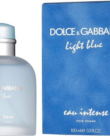 DOLCE & GABBANA LIGHT BLUE EAU INTENSE POUR HOMME 3.3OZ EDP MEN