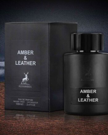 MAISON ALHAMBRA AMBER AND LEATHER 3.4OZ EDP MEN (TOM FORD OMBRE LEATHER CLONE)