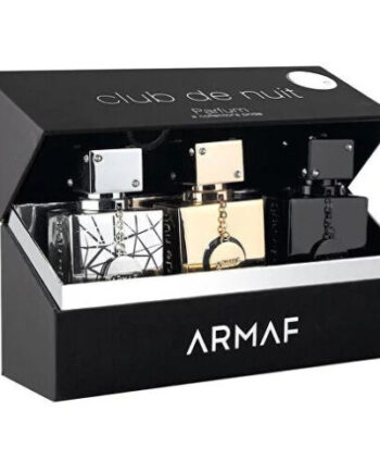 ARMAF CLUB DE NUIT INTENSE, SILLAGE & MILESTONE 3 PCS SET 1.0 OZ PARFUM SPRAY MEN