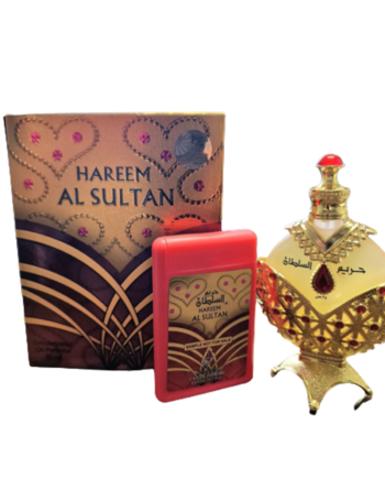 KHADLAJ HAREEM AL SULTAN GOLD CONCENTRATED PERFUME OIL 35ML WITH 20ML POCKET SPRAY WOMEN
