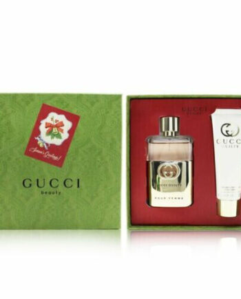 GUCCI GUILTY POUR FEMME 2 PCS GIFT SET: EDP 50ML - BODY LOTION 50ML WOMEN SPRAY
