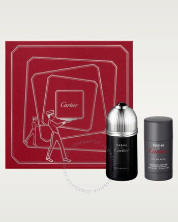 CARTIER PASHA DE EDITION NOIRE GIFT SET 2 PIECE GIFT SET MEN