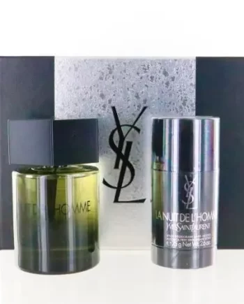 YVES SAINT LAURENT LA NUIT DE L'HOMME 2 PCS SET MEN