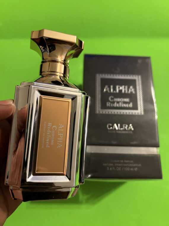 CALRA ALPHA CHROME REDEFINED 3.4OZ EXTRAIT DE PARFUM MEN