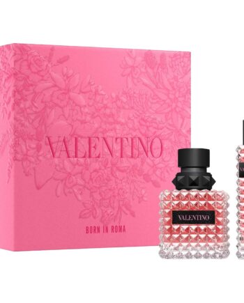 VALENTINO DONNA BORN IN ROMA  2 PCS SET: 1.7 EDT 0.5 OZ EDT SPRAY WOMEN