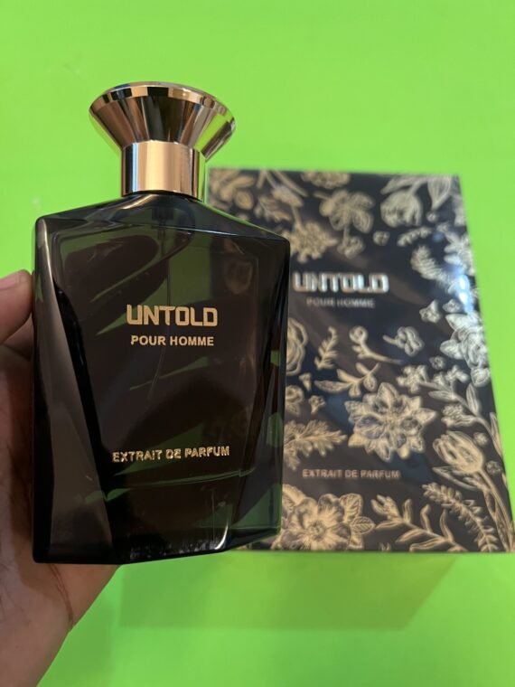 FRAGRANCE STORY UNTOLD 3.4OZ EXTRAIT DE PARFUM MEN