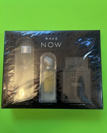 LATTAFA RAVE NOW 3 PCS GIFT SET WITH 100ML EDP + 200ML DEO + 50ML HAIRMIST