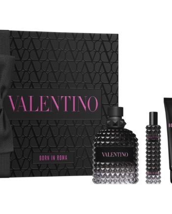 VALENTINO UOMO BORN IN ROMA EDT MEN'S 3-PIECE GIFT SET