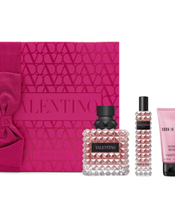 VALENTINO DONNA BORN IN ROMA EDP WOMEN 3-PIECE GIFT SET
