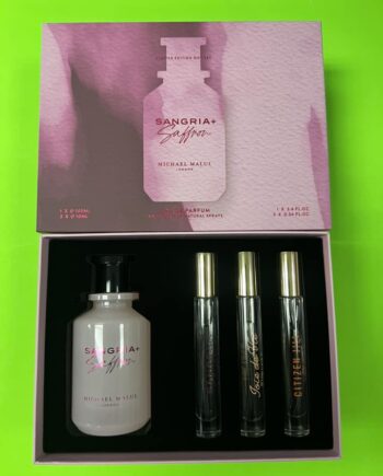 MICHAEL MALUL SANGRIA + SAFFRON 4 PIECE SET EDP WOMEN