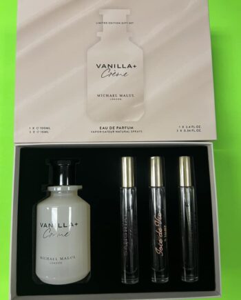 MICHAEL MALUL VANILLA + CREME 4 PIECE SET EDP WOMEN