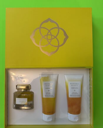 KENDRA SCOTT AMBER AURA 3 PC SET 2.5OZ EDP WOMEN