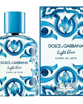 DOLCE & GABBANA LIGHT BLUE CAPRI IN LOVE 3.4OZ EDP MEN