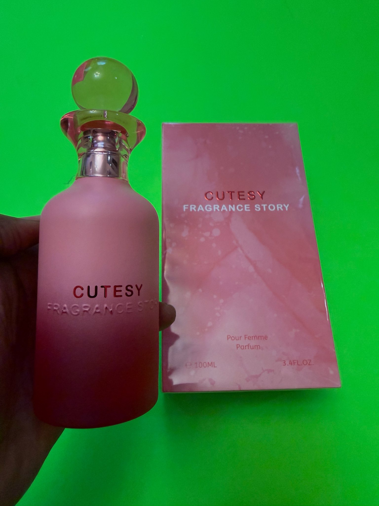FRAGRANCE STORY CUTESY 3.4OZ PARFUM WOMEN