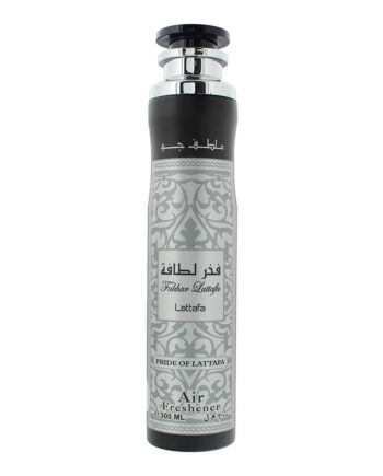 LATTAFA FAKHAR SILVER MEN AIR FRESHENER 10.14 OUNCE 300ML
