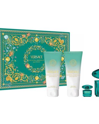 VERSACE CRYSTAL EMERALD 4 PIECE GIFT SET EDP WOMEN